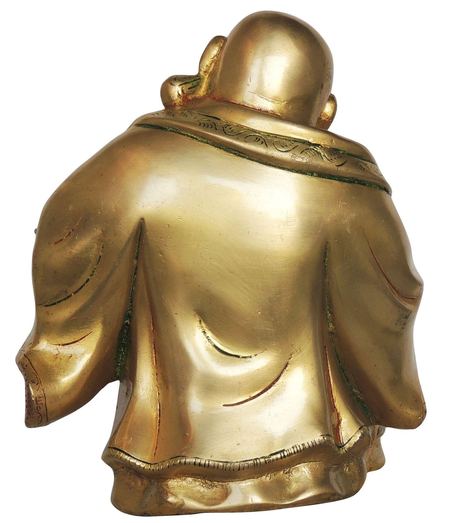 Brass Laughing Budha Big God Idol Statue