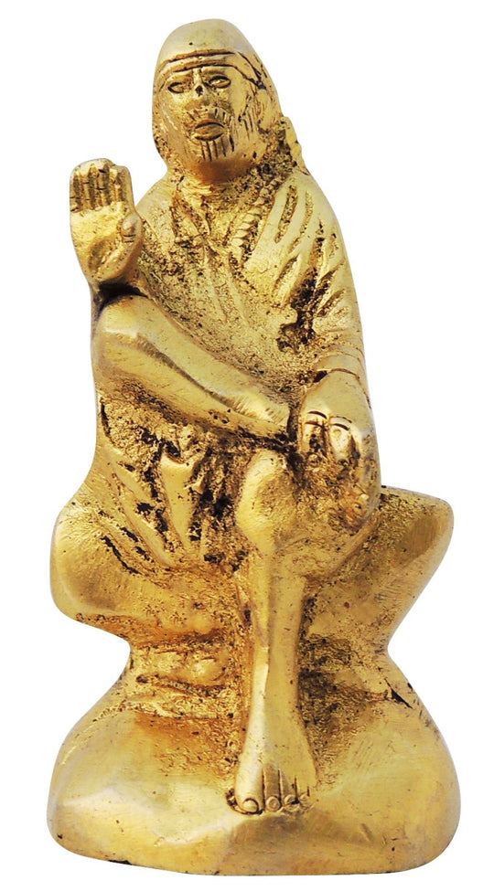 Brass Sai Baba God Idol Statue