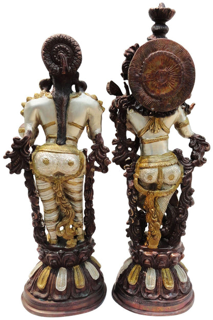 Brass Radha Krishan Pair Statue