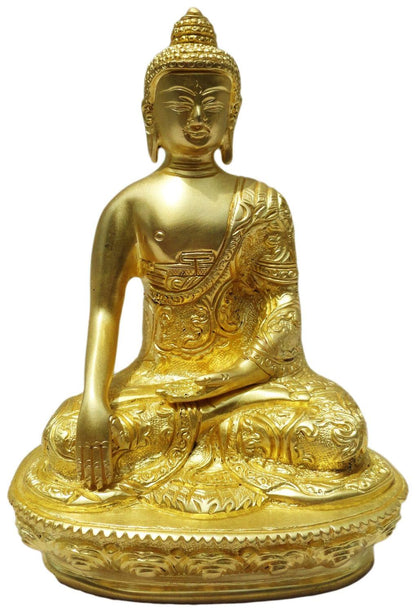 Brass Budha Statue With Super Fine Finish