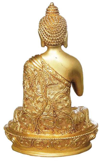 Brass Budha Statue With Super Fine Finish