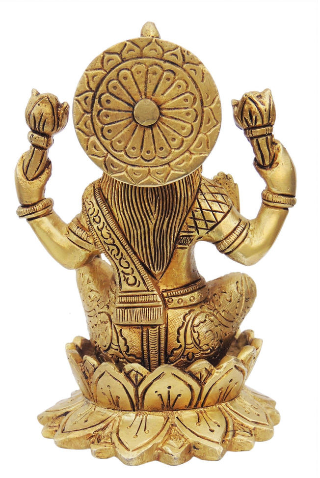 Brass Laxmi Ji Statue