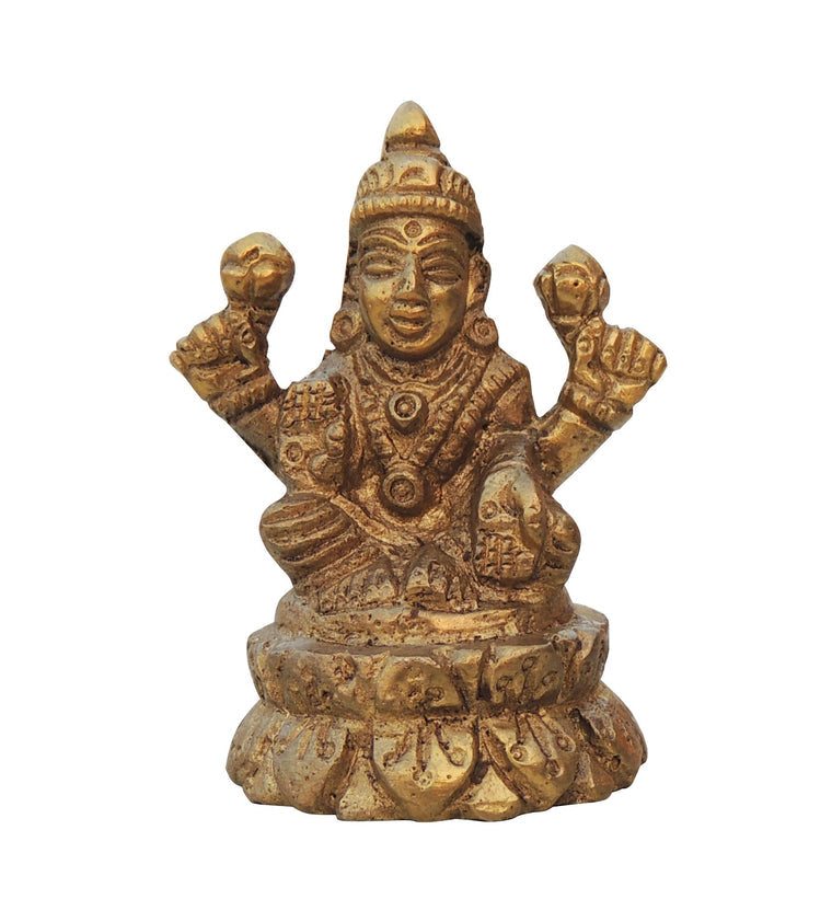 Brass Laxmi Ji Statue