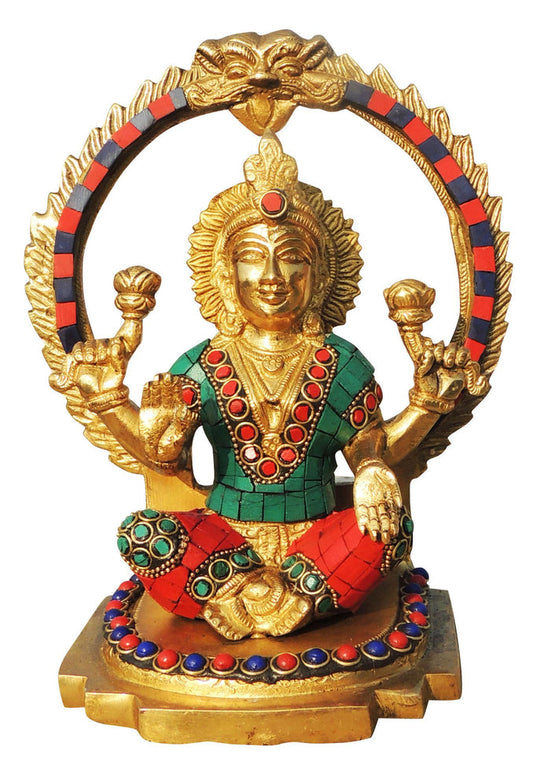 Brass Laxmi Ji Statue