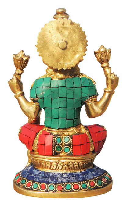 Brass Laxmi Ji Statue