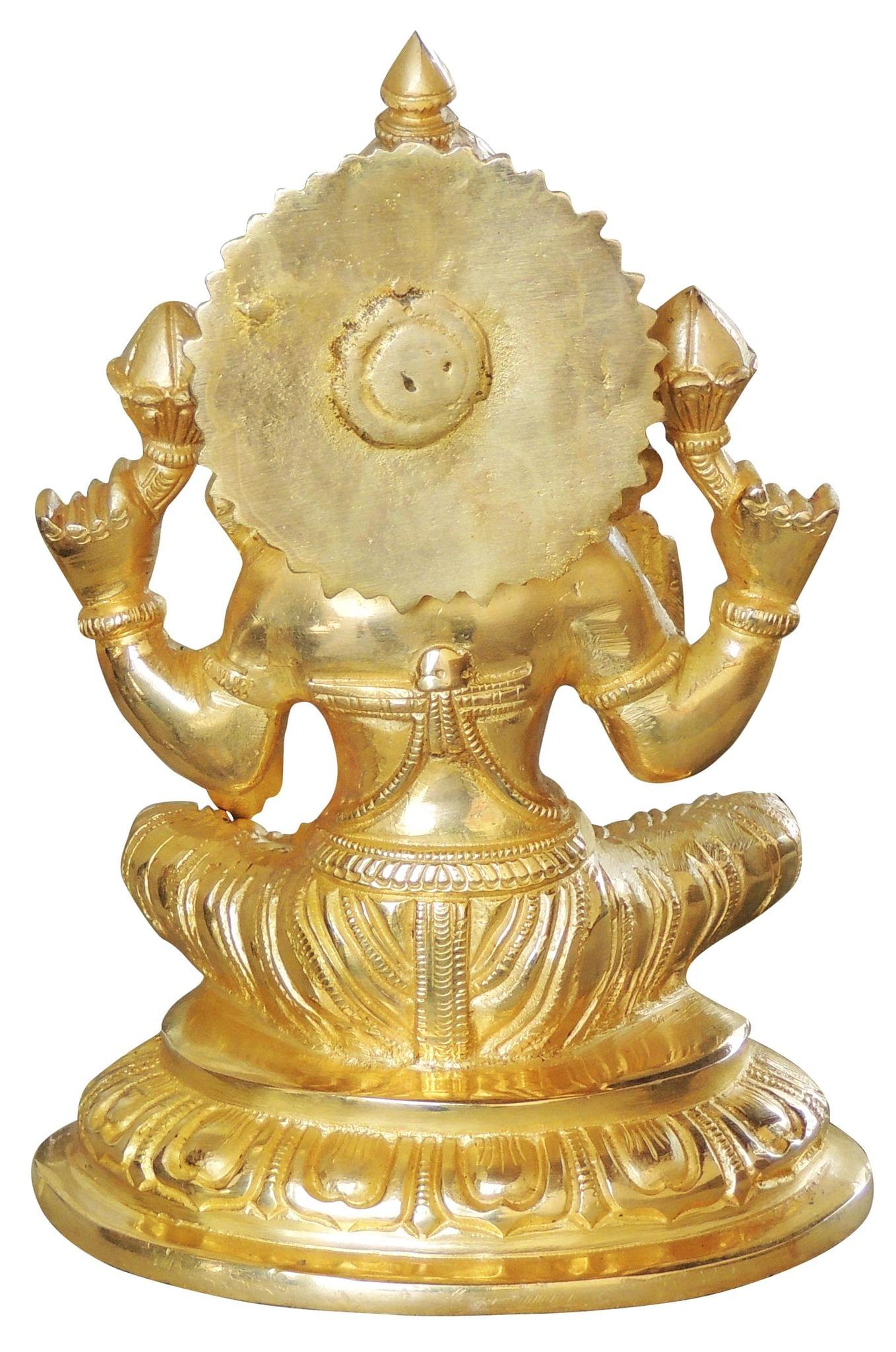 Brass Laxmi Ji Goddess Idol Statue