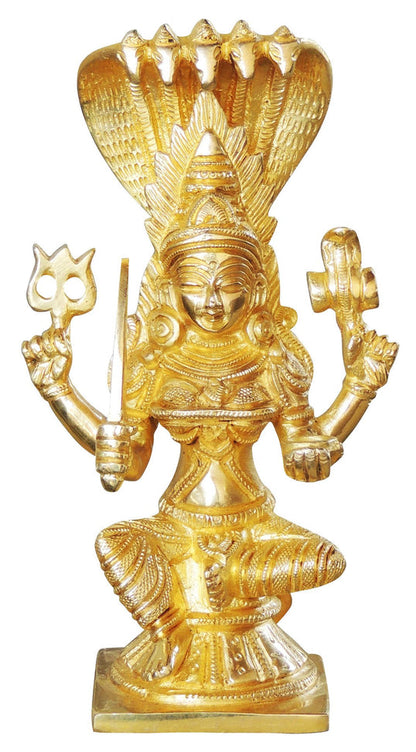 Brass Kalmari God Idol Statue