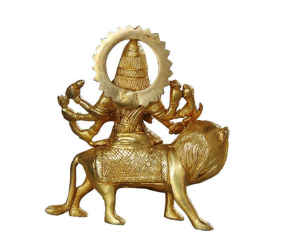 Brass Goddess Durga Superfine Idol