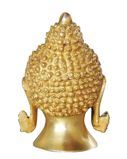 Brass Buddha Head Statue