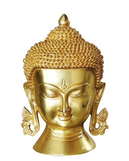 Brass Buddha Head Big Statue