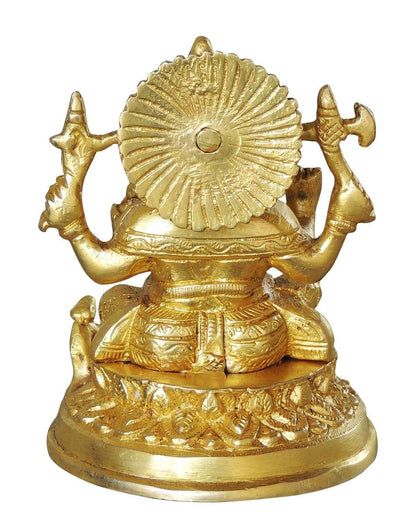 Brass Ganesh Ji God Idol Statue