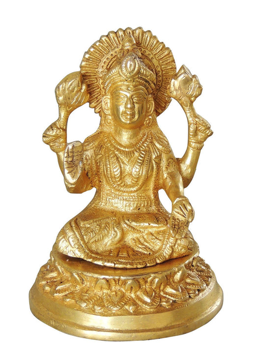 Brass Laxmi Ji Goddess Idol Statue