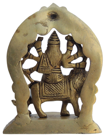 Brass Durga Ji Goddess Statue Idol