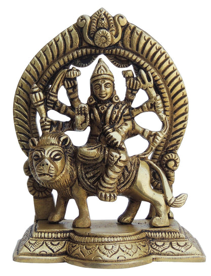 Brass Durga Ji Goddess Statue Idol