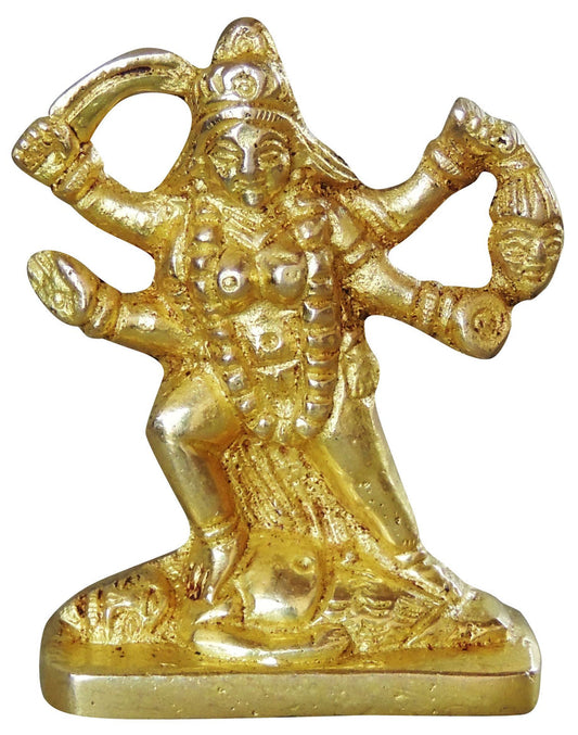 Brass Kali Maa God Idol Statue