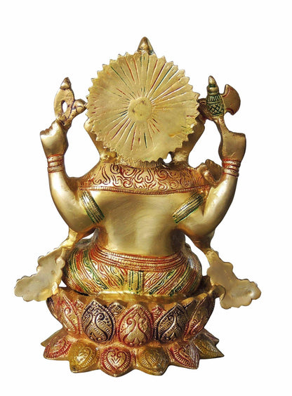 Brass Ganesh Ji God Idol Statue