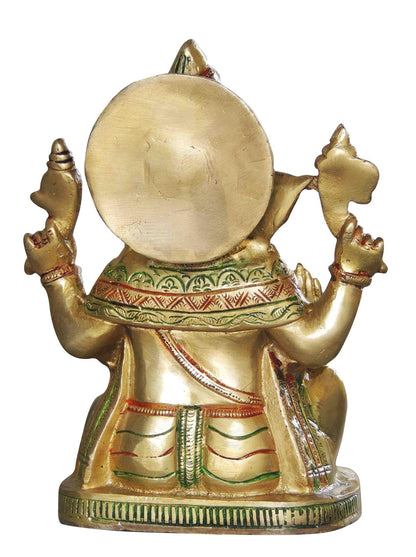 Brass Ganesh Ji God Idol Statue