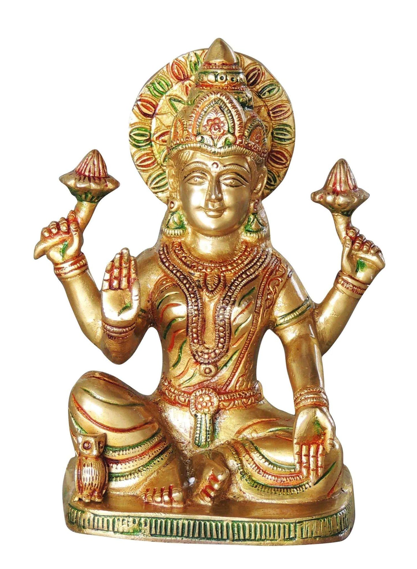 Brass Laxmi Ji Goddess Idol Statue