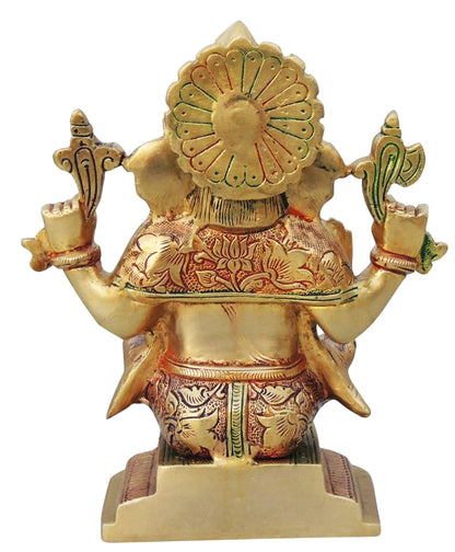 Brass Ganesh Ji God Idol Statue