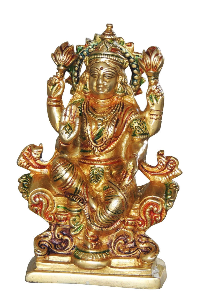 Brass Laxmi Ji Goddess Idol Statue