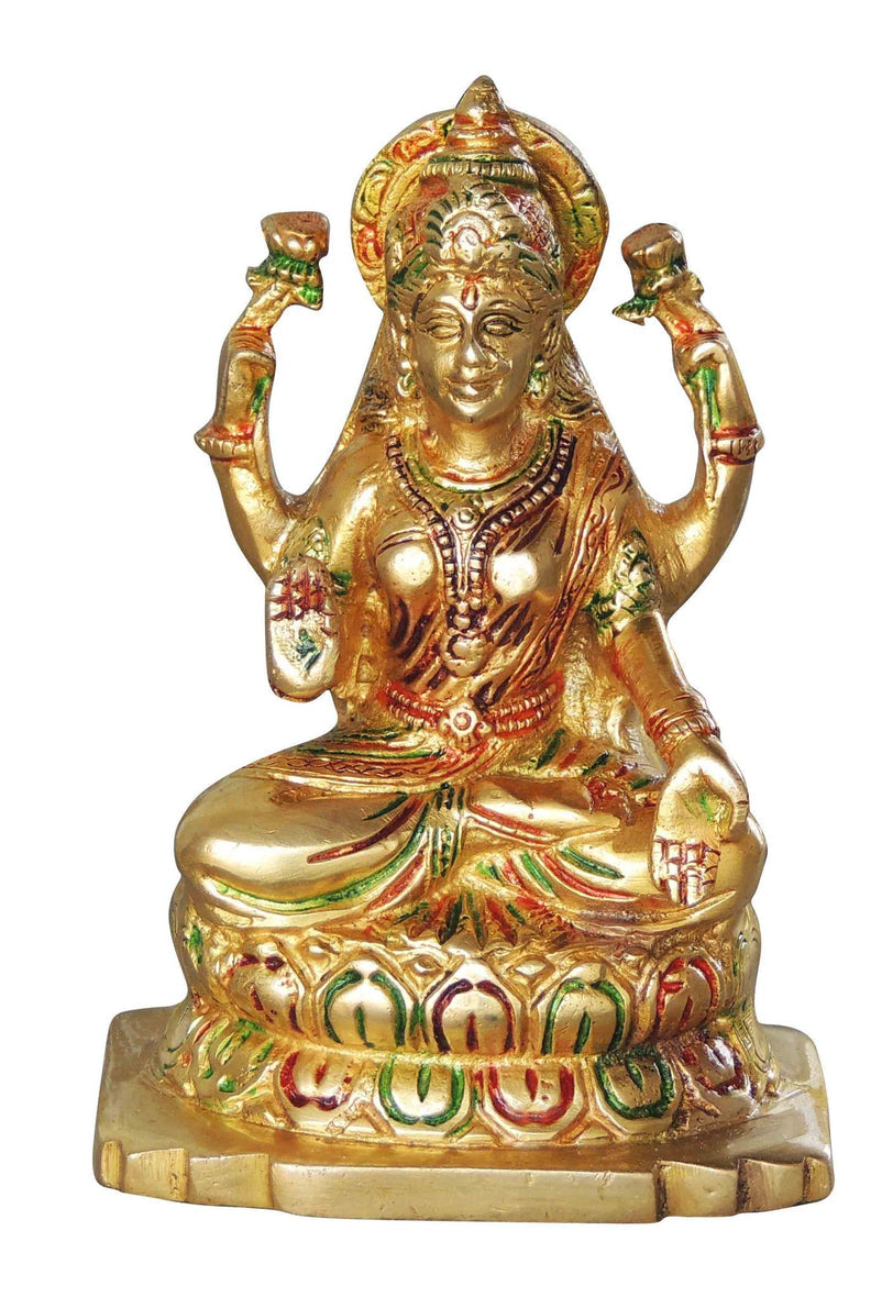 Brass Laxmi Colour Idol