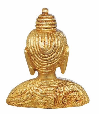 Brass Buddha Half Statue