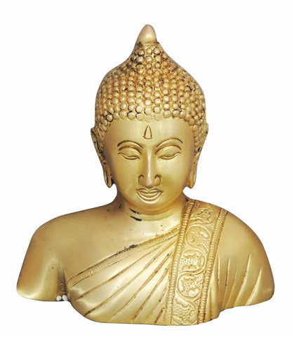 Brass Buddha Half Statue