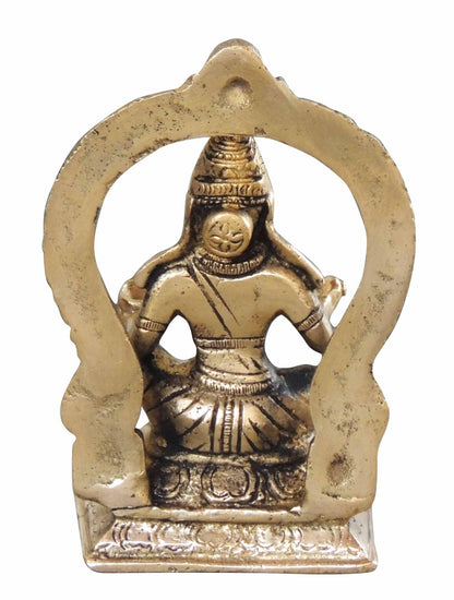 Brass Annapurna Devi Murti Statue