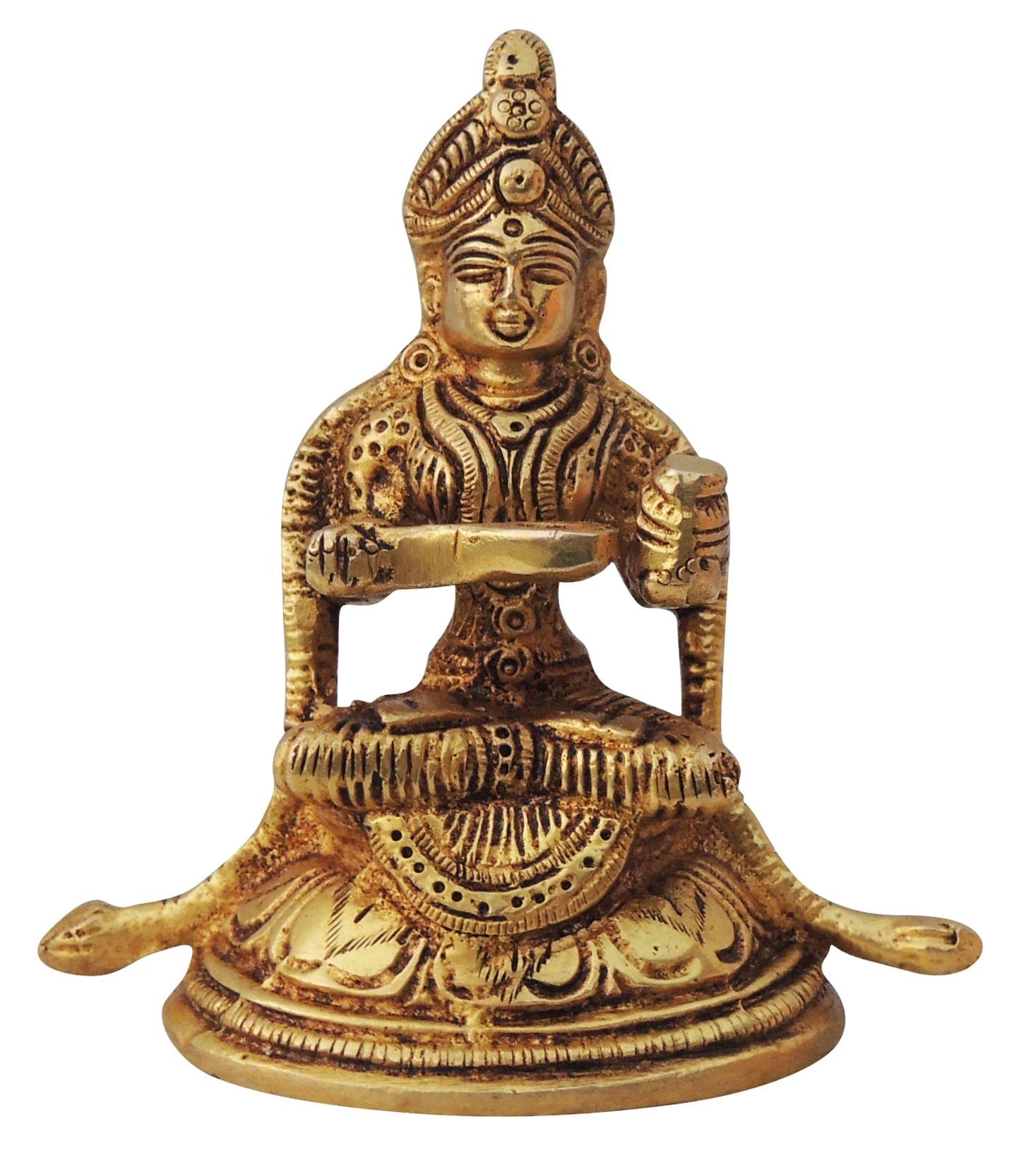 Brass Annapurna Idol Statue