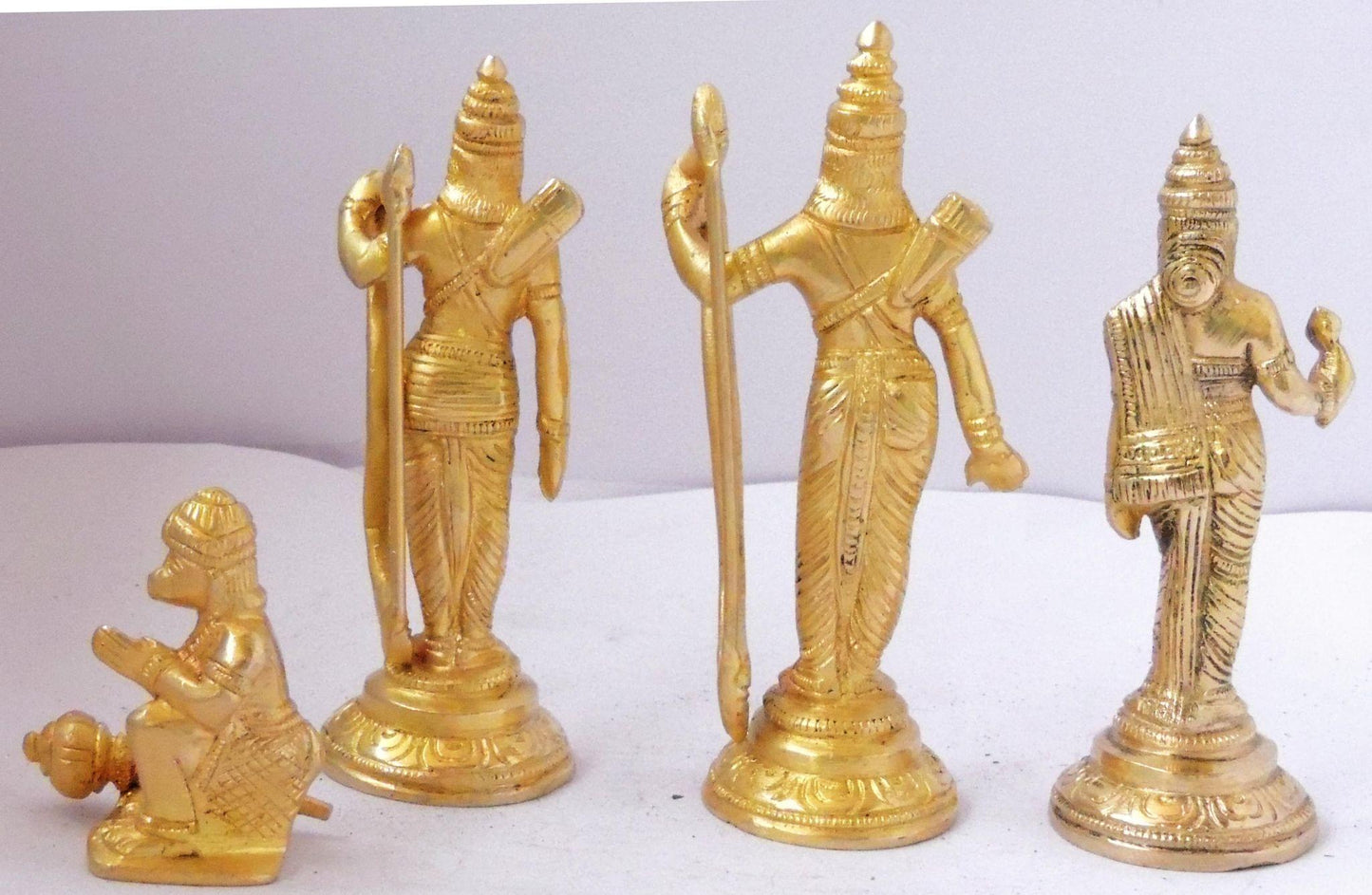 Brass Ram Darbar God Idol Statue