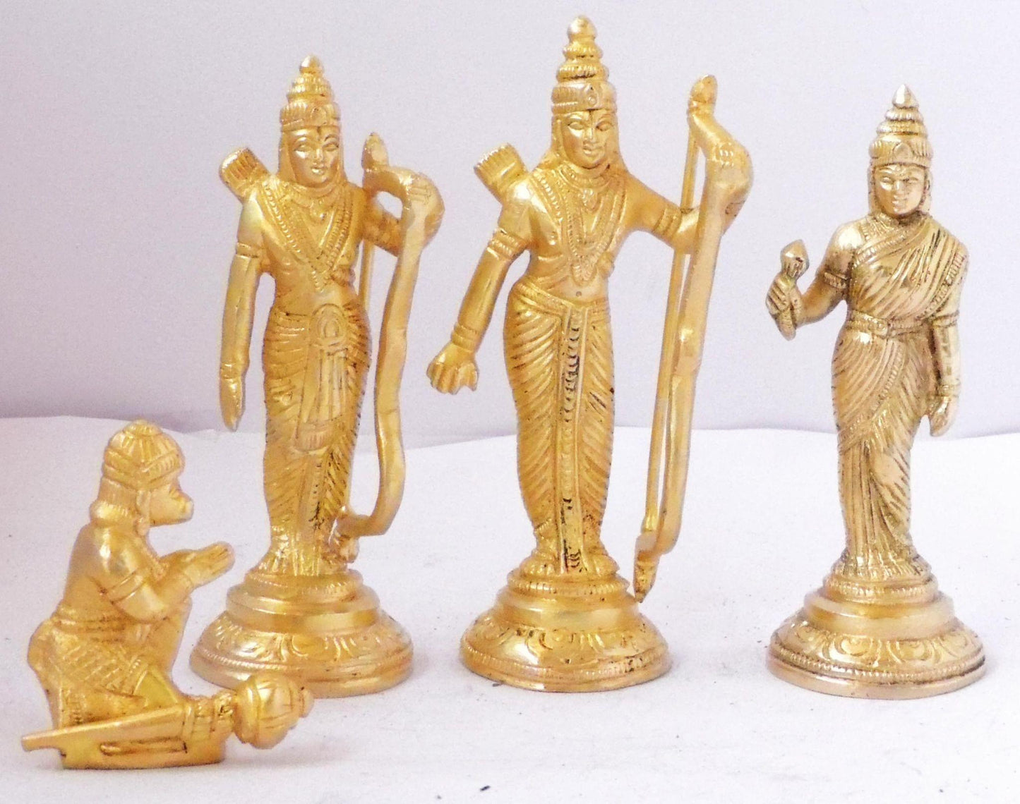 Brass Ram Darbar God Idol Statue