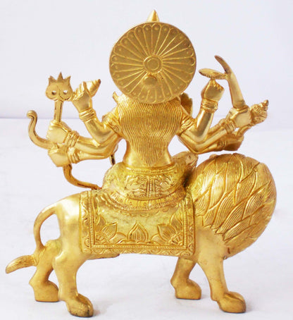 Brass Durga Ji Goddess Idol Statue