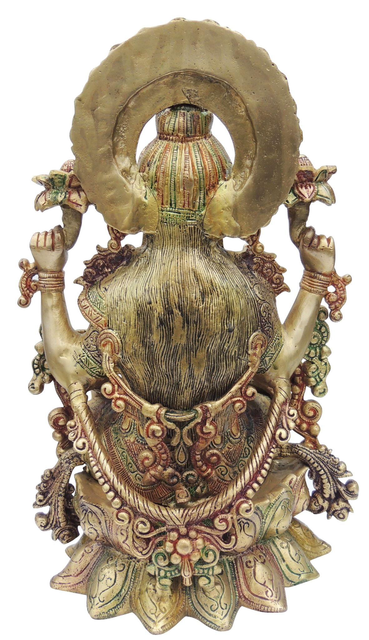 Brass Laxmi Colour Statue