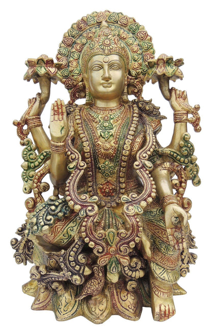 Brass Laxmi Colour Statue