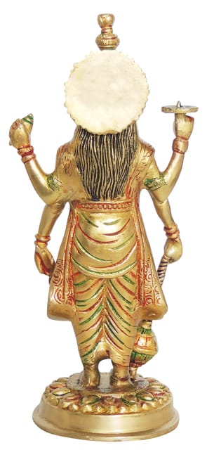 Brass Vishnu Ji God Idol Statue