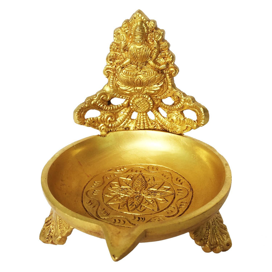 Brass Laxmi Oil Lamp Deepak