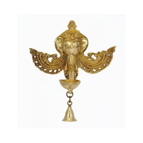 Brass Ganesa Oil Lamp Deepak