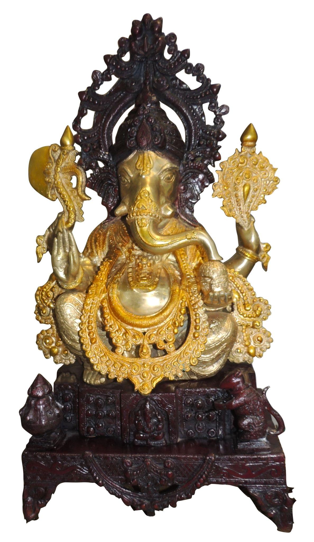 Brass Ganesh Ji Statue