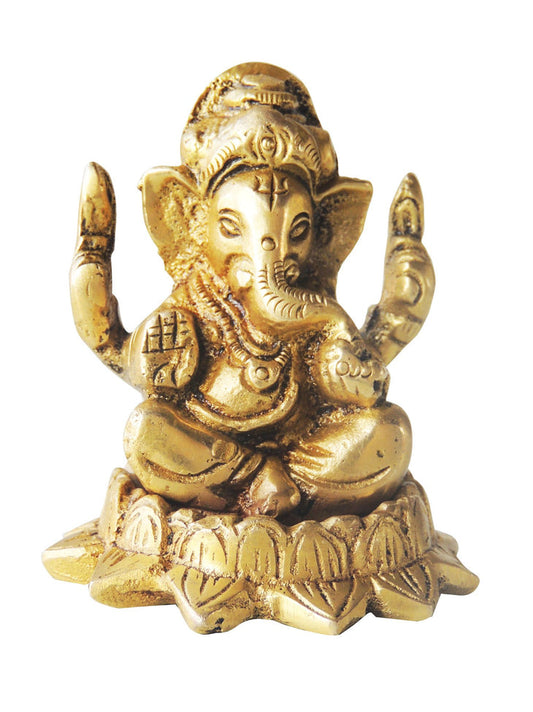 Brass Ganesh Ji Statue