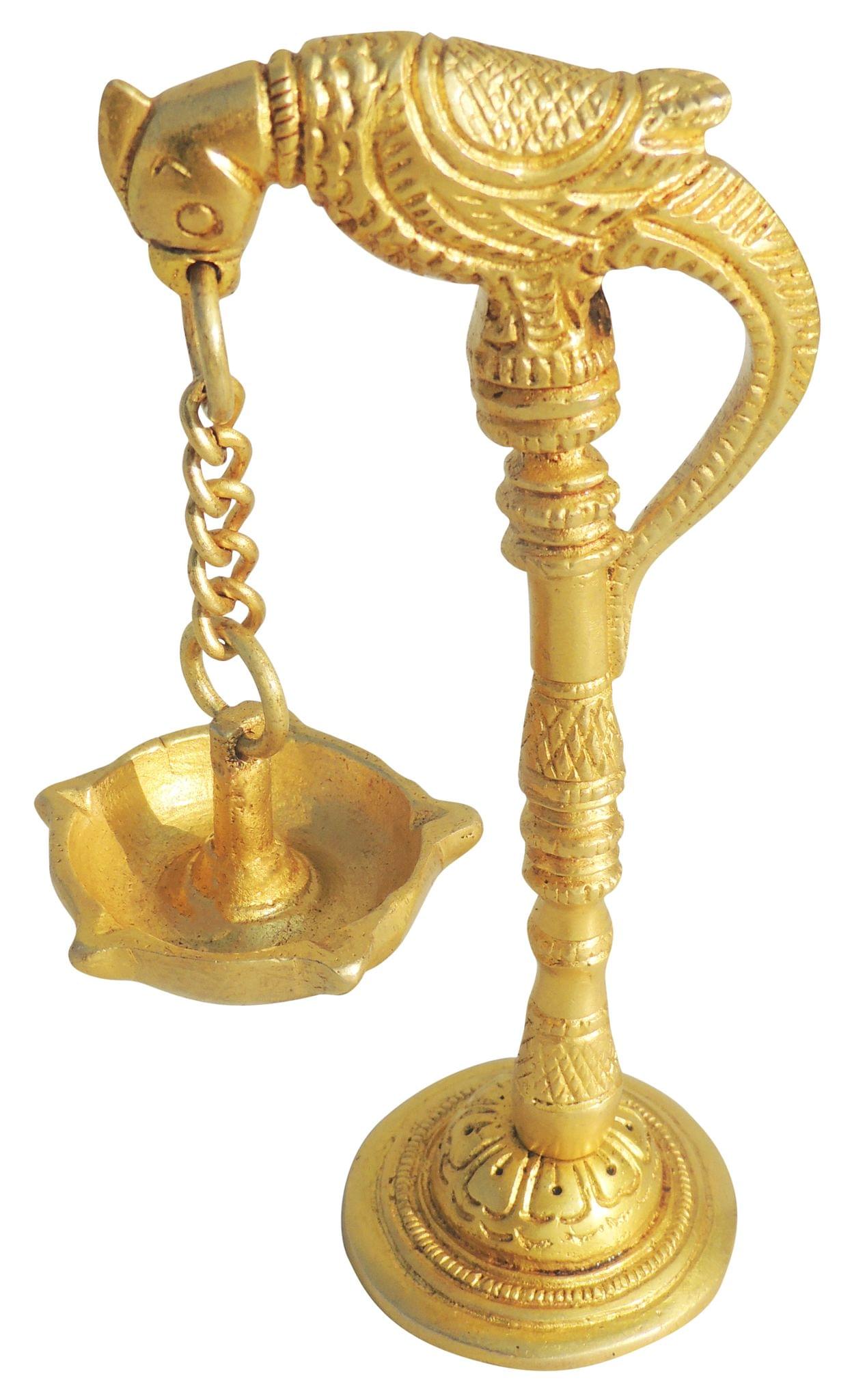 Brass Table Decor Oil Lamp Murga Deepak