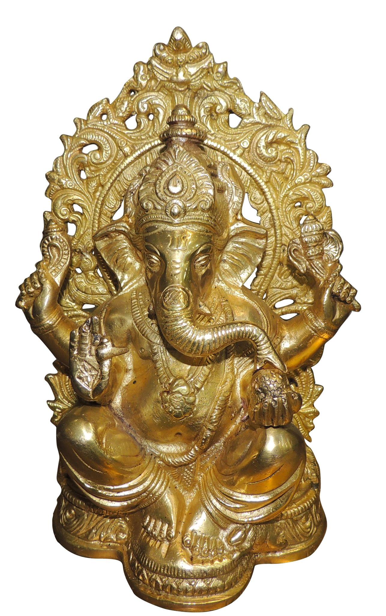 Brass Ganesh Ji Statue