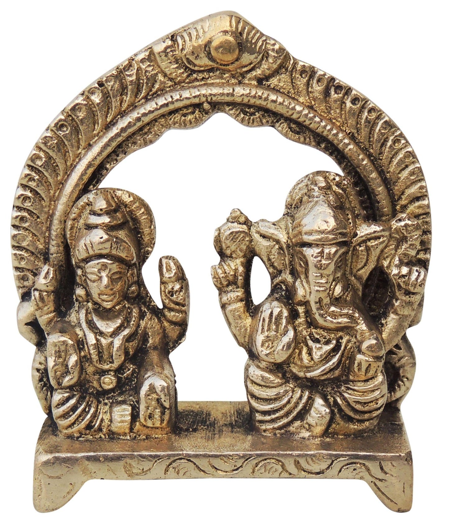 Brass Laxmi Ganesh Statue