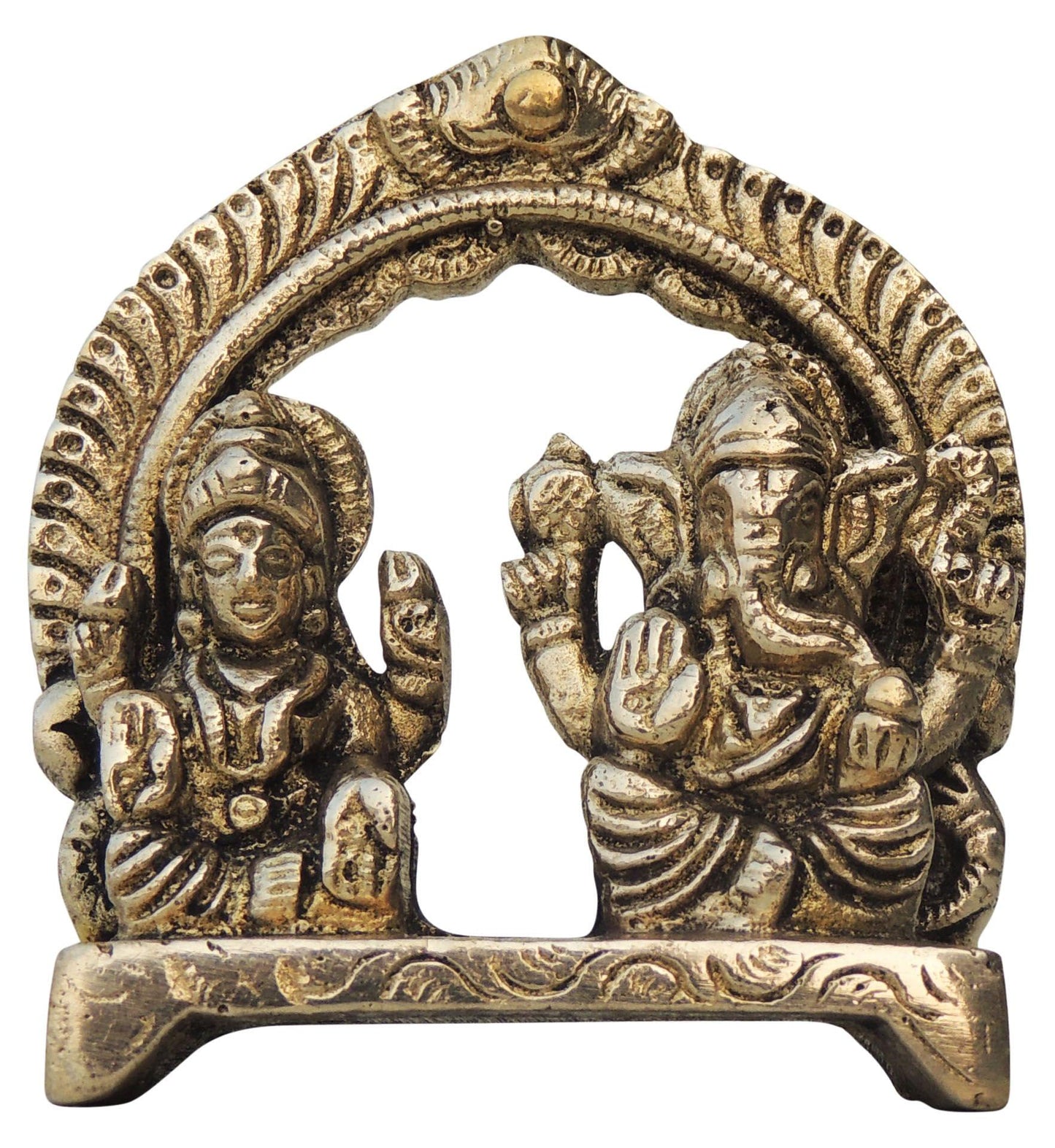 Brass Laxmi Ganesh Statue