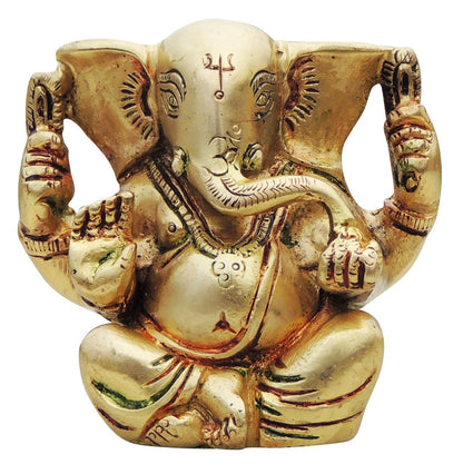 Brass Ganesh Ji Statue