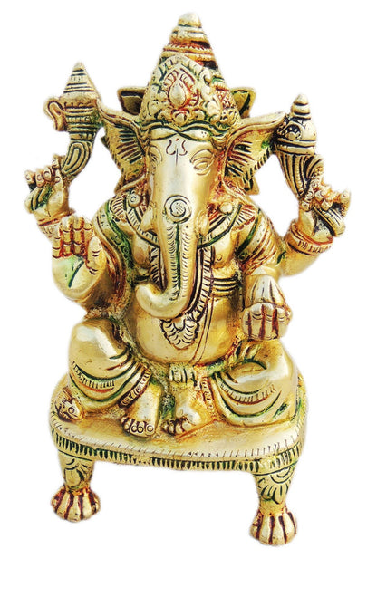 Brass Ganesh Ji Statue