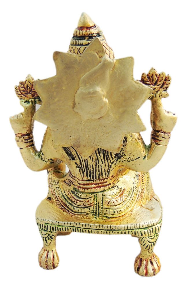 Brass Laxmi Goddess idol Statue