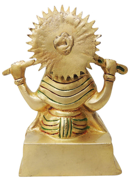 Brass Vishwakarma Statue