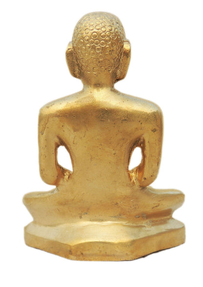 Brass Mahaveer Ji Statue