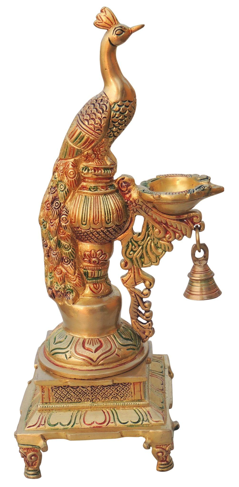 Brass Table Decor Oil Lamp Deepak