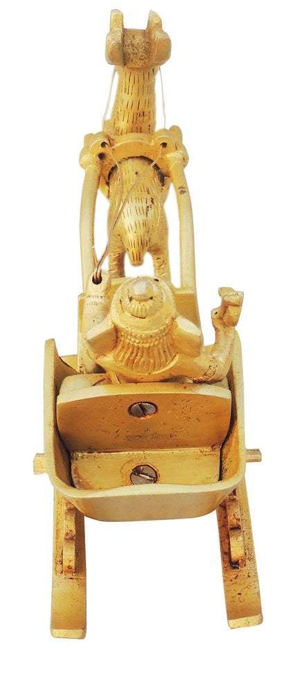 Brass Ganesh Rath Statue